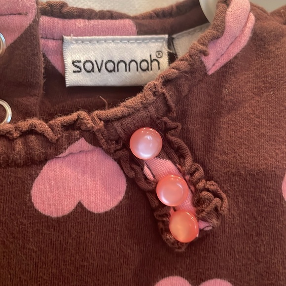 Savannah pink hearts dress - Picture 2 of 6